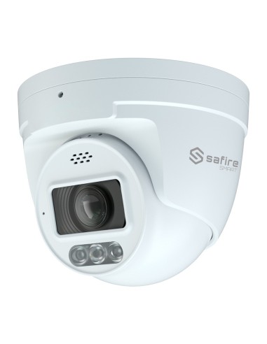 SAFIRE SMART - CÁMARA TURRET IP GAMA I1 CON DISUASIÓN ACTIVA - RESOLUCIÓN 4 MEGAPÍXEL (2566X1440) - LENTE 2.8-12 MM | MIC &AMP;