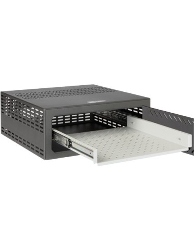 BANDEJA EXTRAÍBLE PARA CAJA FUERTE - COMPATIBLE CON VR110 Y VR110E - PARA DVR DE 1 U RACK - GUÍAS TELESCÓPICAS CON RODAMIENTOS -