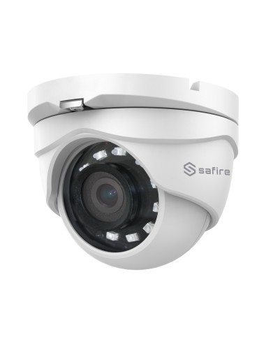 CÁMARA TURRET SAFIRE GAMA ECO - SALIDA 4 EN 1 - 2 MPX HIGH PERFORMANCE CMOS - LENTE 2.8 MM - IR ALCANCE 25 M - IMPERMEABLE IP67