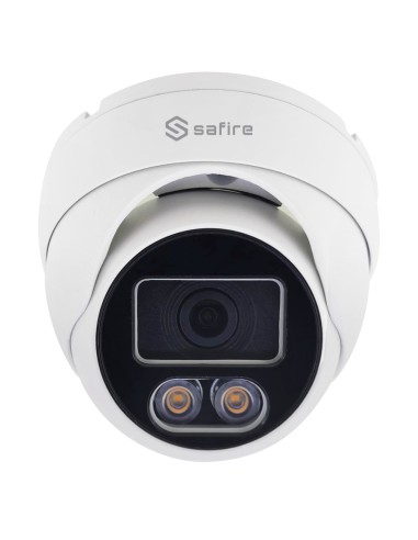 CÁMARA TURRET SAFIRE GAMA PRO - 5 MPX HIGH PERFORMANCE CMOS NIGHT COLOR - SALIDA 4 EN 1 - LENTE 3.6 - WHITE LIGHT, ALCANCE 50 M