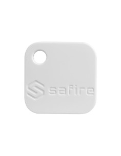 KEYRING PROXIMITY TAG - IDENTIFICATION BY RADIO-FREQUENCY - PASSIVE EM : WHITE COLOR - LOW FREQUENCY 125 KHZ - LIGHT &AMP; PORT