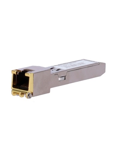 MÓDULO TRANSCEPTOR SFP+ - PUERTO COBRE CON CONECTOR RJ45 - VELOCIDADES SOPORTADAS 10/5/2,5/1GBPS - HASTA 30M DE DISTANCIA A 10GB