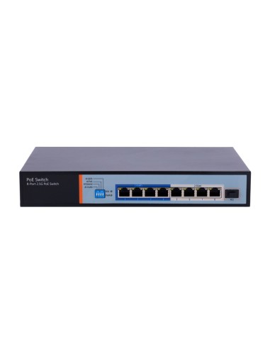 SWITCH HI-POE MULTIGAGIBIT 2,5GBPS - 8 PUERTOS POE + 1 UPLINK SFP 10G  - VELOCIDAD DE PUERTOS 2,5/1GBPS  - 8 PUERTOS POE+ 30W +