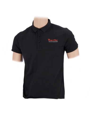 THERMTEC - POLO TALLA 2XL - COLOR NEGRO