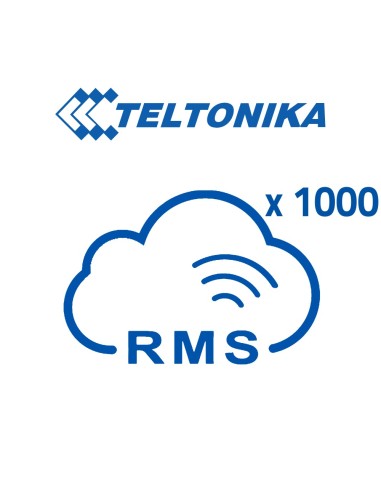 LICENCIAS PLATAFORMA TELTONIKA RMS - PACK DE 1000 LICENCIAS (CRÉDITOS) - MONITORIZACIÓN REMOTA ROUTER TELTONIKA - CONFIGURACIÓN