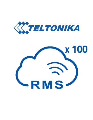 LICENCIAS PLATAFORMA TELTONIKA RMS - PACK DE 100 LICENCIAS (CRÉDITOS) - MONITORIZACIÓN REMOTA ROUTER TELTONIKA - CONFIGURACIÓN R