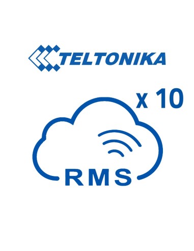 LICENCIAS PLATAFORMA TELTONIKA RMS - PACK DE 10 LICENCIAS (CRÉDITOS) - MONITORIZACIÓN REMOTA ROUTER TELTONIKA - CONFIGURACIÓN RE