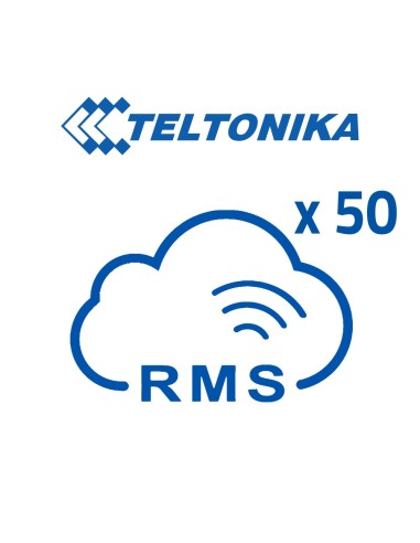 LICENCIAS PLATAFORMA TELTONIKA RMS - PACK DE 50 LICENCIAS (CRÉDITOS) - MONITORIZACIÓN REMOTA ROUTER TELTONIKA - CONFIGURACIÓN RE