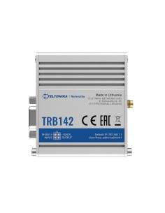 TELTONIKA GATEWAY 4G INDUSTRIAL - 4G CAT 1 / 3G / 2G - PORTA RS232 - DESIGN COMPACTO - CONECTOR MICRO USB