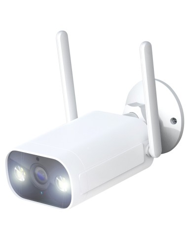 TUYA SMART CÁMARA 2K - WIFI 2.4 GHZ - APTA PARA EXTERIOR | IR HASTA 10 M - LUZ BLANCA / DETECCIÓN DE PERSONAS - GRABACIÓN EN TAR