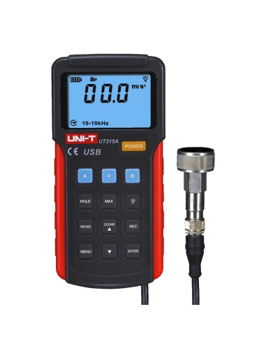 MEDIDOR DE VIBRACIONES - MIDE ACELERACIONES, VELOCIDADES Y DESPLAZAMIENTO - UTILIZACIÓN EN MAQUINARIA ROTATIVA Y ALTERNATIVA - D