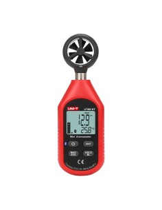 ANEMÓMETRO DE MANO - SENSOR DE VELOCIDAD DEL VIENTO DE ALTA PRECISIÓN - SENSOR DE TEMPERATURA - VALORES MÁXIMOS, MÍNIMOS Y MEDIO