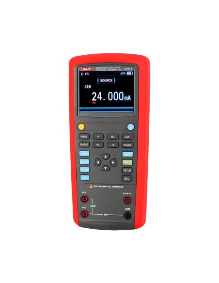 CALIBRADOR DE PROCESOS DE RETROALIMENTACION/LAZO - DISPLAY LCD DE HASTA 20000 CUENTAS - MIDE Y GENERA TENSIONES DE RETROALIMENTA