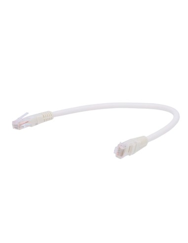 CABLE UTP SAFIRE - CATEGORÍA 6A - CONDUCTOR OFC, PUREZA 99.9% COBRE - ETHERNET - CONECTORES RJ45 - 0.3 M