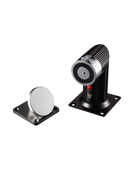 ELECTROMAGNETIC HOLDER - FOR SINGLE DOORS - RETENTION FORCE 50 KG - MANUAL DOOR RELEASE BUTTON - POWER SUPPLY  12/24V DC - ESPE