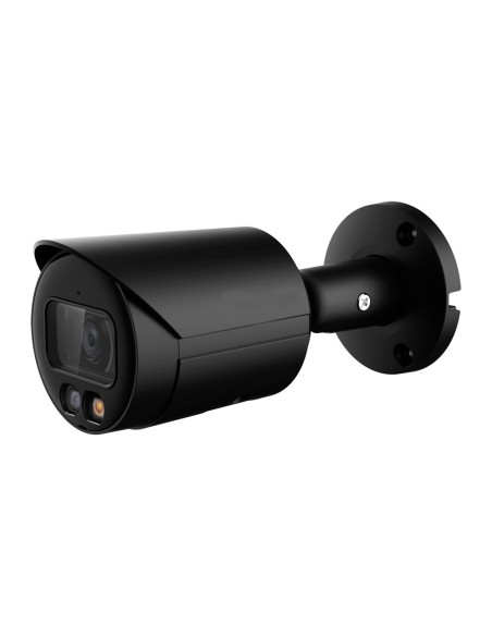 CÁMARA BULLET IP 4 MEGAPIXEL BLACK - 1/3 PROGRESSIVE SCAN CMOS - COMPRESIÓN H.265+/H.265/H.264+/H.264 - LENTE 2.8 MM / LEDS ALC