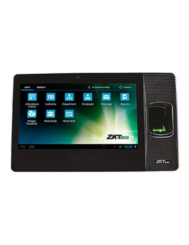 CONTROL DE PRESENCIA ANDROID - HUELLAS, TARJETA EM RFID Y TECLADO - 6.000 GRABACIONES / 200.000 REGISTROS - TCP/IP, USB, WIFI, S