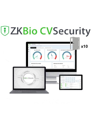 LICENCIA SOFTWARE CONTROL DE ACCESO - MÓDULO BASE DE CONTROL DE ACCESO - 10 PUERTAS - USUARIOS, HORARIOS Y GRUPOS DE ACCESO - AF