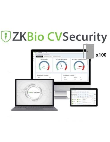 LICENCIA SOFTWARE CONTROL DE ACCESO - MÓDULO BASE DE CONTROL DE ACCESO - 100 PUERTAS - USUARIOS, HORARIOS Y GRUPOS DE ACCESO - A