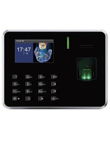 CONTROL DE PRESENCIA Y ACCESO SIMPLE - HUELLA, TARJETA EM Y PIN - 3.000 HUELLAS | 50.000 REGISTROS - 2.8&QUOT; TFT | TCP/IP, USB