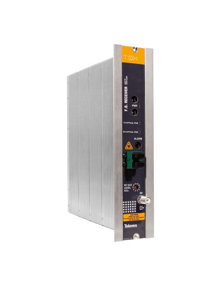 RECEPTOR OPTICO SMATV CON EMISOR DE CANAL DE RETORNO 1200...1600NM, RETORNO: 1310NM PO 3dBM TELEVES 2336