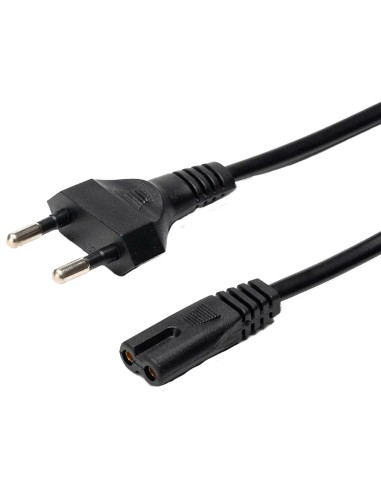 CABLE TO PLUG - AC ADAPTER - COMPATIBLE WITH TYPE F PLUGS - 250VAC / 2.5A - 150CM LONG