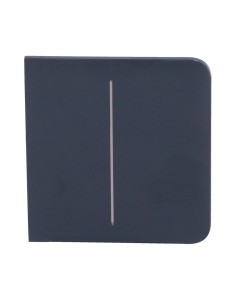 PANEL TÁCTIL PARA INTERRUPTOR DE LUZ DOBLE - COMPATIBLE CON AJ-LIGHTCORE-2G - RETROILUMINACIÓN LED - PANEL TÁCTIL LATERAL SIN CO 2