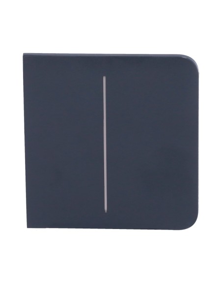 PANEL TÁCTIL PARA INTERRUPTOR DE LUZ DOBLE - COMPATIBLE CON AJ-LIGHTCORE-2G - RETROILUMINACIÓN LED - PANEL TÁCTIL LATERAL SIN CO