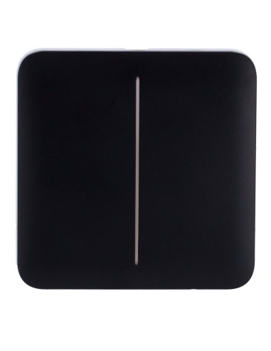 PANEL TÁCTIL PARA INTERRUPTOR DE LUZ DOBLE - COMPATIBILIDAD CON AJ-LIGHTCORE-2G - RETROILUMINACIÓN LED - PANEL TÁCTIL SIN CONTAC