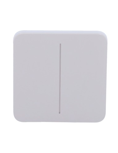 PANEL TÁCTIL PARA INTERRUPTOR DE LUZ DOBLE  - COMPATIBILIDAD CON AJ-LIGHTCORE-2G - RETROILUMINACIÓN LED - PANEL TÁCTIL SIN CONTA