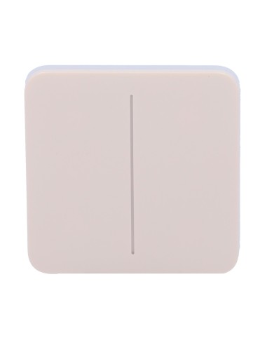 PANEL TÁCTIL PARA INTERRUPTOR DE LUZ DOBLE  - COMPATIBILIDAD CON AJ-LIGHTCORE-2G - RETROILUMINACIÓN LED - PANEL TÁCTIL SIN CONTA