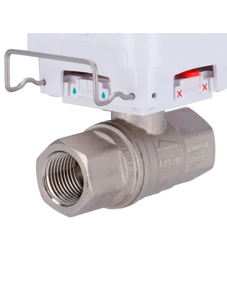 ELECTROVÁLVULA DE CIERRE DE AGUA - VÁLVULA BONOMI DE 1/2&QUOT; (DN 15) - COMPATIBLE CON TUBERÍAS DE AGUA CALIENTE Y FRÍA - CIERR