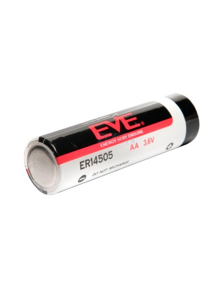 EVE - PILA AA / ER14505 - LITIO. VOLTAJE 3.6 V - PRECIO POR PILA. VENTA EN PACK DE 4 - CAPACIDAD NOMINAL 2600 MAH - COMPATIBLE C