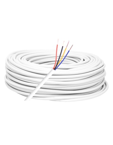 4 CONDUCTORES - CONDUCTOR COBRE ELECTROLÍTICO FLEXIBLE CLASE 5 - PANTALLA ALUMINIO POLIÉSTER+DRENAJE CUSN - ROLLO DE 100 METROS