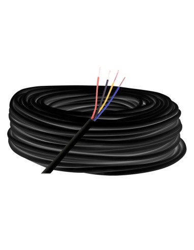 4 CONDUCTORES - CONDUCTOR COBRE ELECTROLÍTICO FLEXIBLE CLASE 5 - PANTALLA ALUMINIO POLIÉSTER+DRENAJE CUSN - ROLLO DE 100 METROS