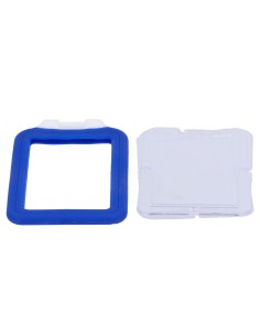 PORTA-CARTÕES - DISPOSIÇÃO VERTICAL - PELÍCULA DE PROTEÇÃO EM PLÁSTICO - FEITO DE SILICONE - COR AZUL 2