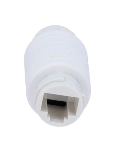CONECTOR  - CONECTOR ENTRADA RJ45  - CONECTOR SAÍDA RJ45 - COMPATÍVEL COM UTP  - IP68 - COR BRANCO