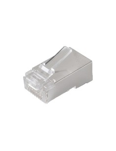 CONECTORES - RJ45 FTP CAT 5E PARA CRIMPAR - COMPATIBLE CON CABLE FTP - 20 MM (FO) - 10 MM (AN) - 5 G 2