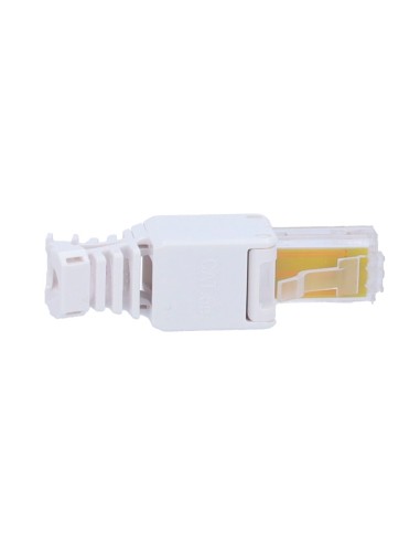 CONECTOR PARA CABLES UTP - CONECTOR SALIDA RJ45 - COMPATIBLE UTP CATEGORÍA 5E - FÁCIL INSTALACIÓN SIN NECESIDAD DE HERRAMIENTAS