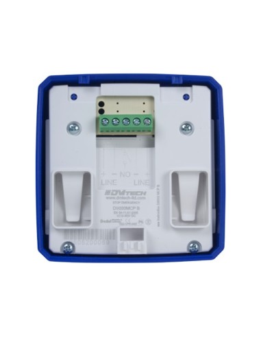 PULSADOR REARMABLE - ESPECIAL PARA PANEL DE EXTINCIÓN - PARADA DE EMERGENCIA - INSTALACIÓN EN SUPERFICIE - REARMADO CON LA MANO