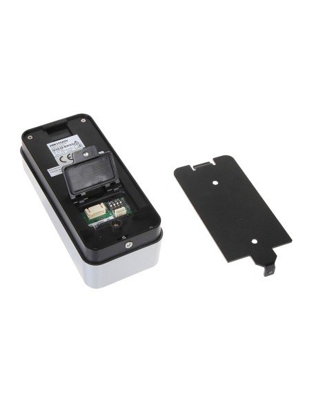 LECTOR DE ACCESO - ACCESO POR HUELLA Y TARJETA MF - INDICADOR LED Y ACÚSTICO - RS485 - COMPATIBLE CON CONTROLADORAS HIKVISION -