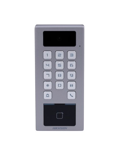 CONTROL DE ACCESO CON CÁMARA IP65 IK09 - TARJETA MF DESFIRE, QR Y PIN - 10.000 USUARIOS | 300.000 REGISTROS - TCP/IP, WIFI, RS48