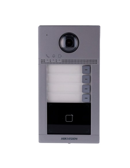 VIDEOPORTERO IP WIFI 4 APARTAMENTOS - CÁMARA 2 MPX | AUDIO BIDIRECCIONAL - APERTURA CON TARJETA MF | 2 RELÉS - APP MÓVIL CON O S