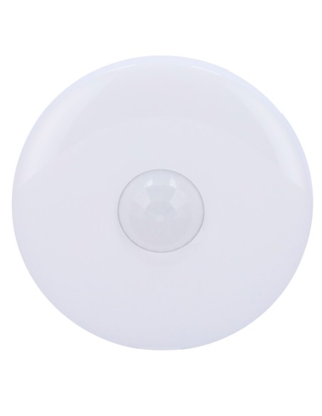 DETECTOR CABLEADO DE TECHO DOBLE TECNOLOGÍA - ALCANCE DETECCIÓN 12 M - RESISTENCIAS FIN DE LÍNEA (EOL) SELECCIONABLES - ALIMENTA