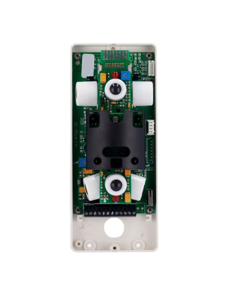 DETECTOR EXTERIOR DUEVI CABLEADO - DOBLE PIR POR CADA LADO Y DOBLE PIR FRONTAL - COBERTURA TOTAL 180º / ANTIMASKING - ALIMENTACI