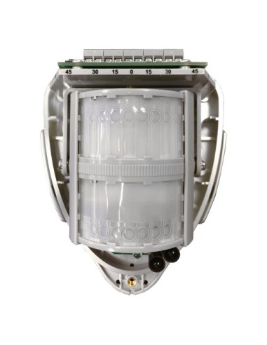 DETECTOR PIR EXTERIOR GJD - PIR Y MICROONDAS / INMUNE A MASCOTAS - ANTIMASKING / ALCANCE HASTA 15 M - MATERIAL ALTA CALIDAD - AL