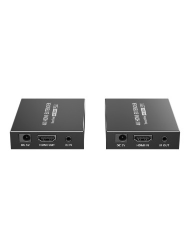HDMI SIGNAL EXTENDER - RANGE 40 M - RESOLUTION 4K - ALLOWS 1 CONNECTIONS:1 - POC - CABLE POWER SUPPLY
