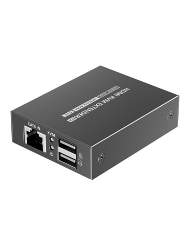 HDMI SIGNAL KVM EXTENDER - REICHWEITE 40 M - AUFLÖSUNG 4K - ERLAUBT 1 VERBINDUNGEN:1 - POC - KABEL-STROMVERSORGUNG