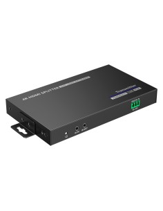 HDMI SIGNAL SPLITTER EXTENDER - RANGE 40 M - RESOLUTION 4K - ALLOWS 1 CONNECTIONS:2 - HDMI LOOP OUT - POC - CABLE POWER SUPPLY 2