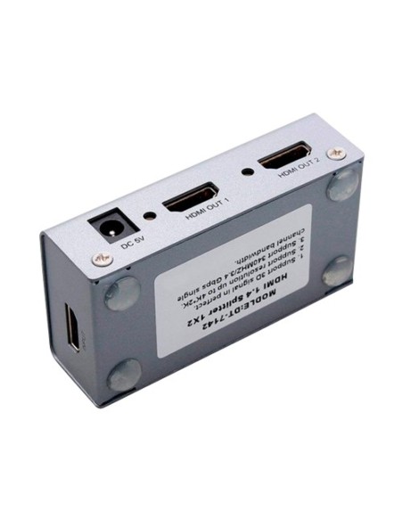 SPLITTER DE SEÑAL HDMI - PERMITE 1:4 - RESOLUCIÓN 4K